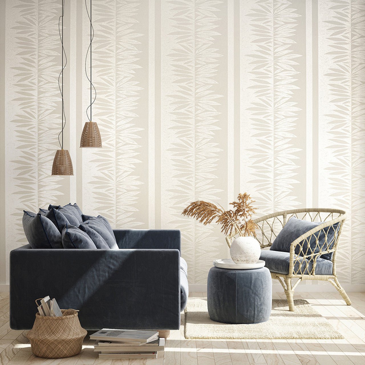 Passion Slow Living Wallpaper - Linen White - Hohenberger - 30021 - Premier Wallcovering