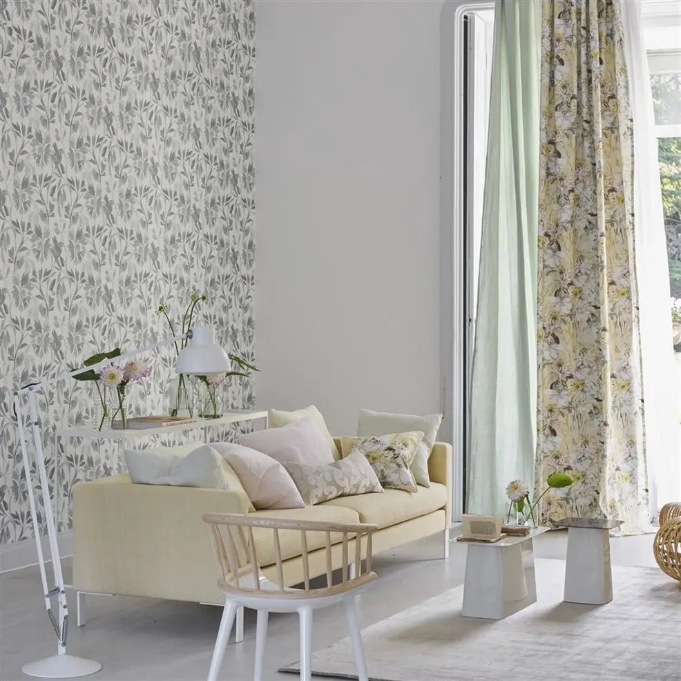 Patanzzi Wallpaper - Platinum - Designers Guild - PDG1023/02 - Premier Wallcovering