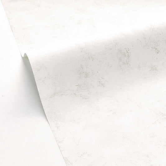 Patine Uni Wallpaper - Blanc Or - Caselio - 100220102 - Premier Wallcovering