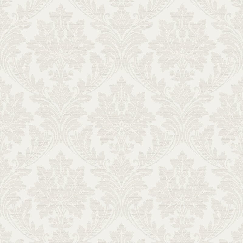 Pattano Damask Wallpaper - Cream - Grandeco - A65401 - Premier Wallcovering