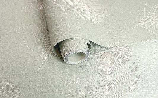 Pavona Wallpaper - Sage - Holden Décor - 36240 - Premier Wallcovering