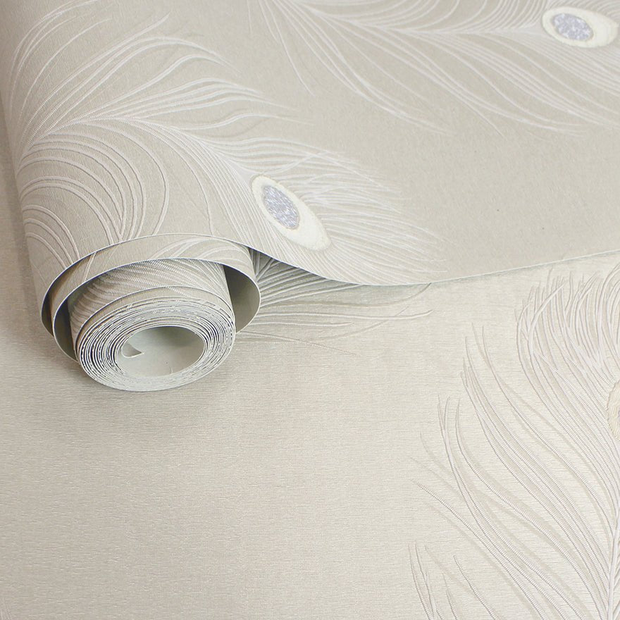 Pavona Wallpaper - Taupe - Holden Décor - 36242 - Premier Wallcovering