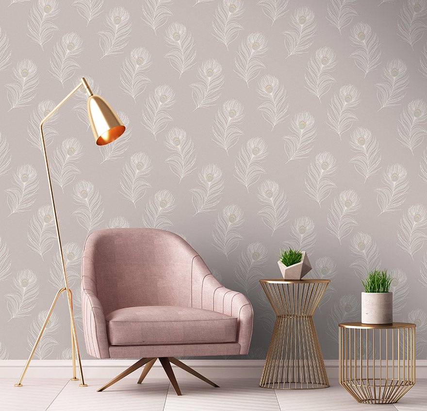 Pavona Wallpaper - Heather - Holden Décor - 36243 - Premier Wallcovering
