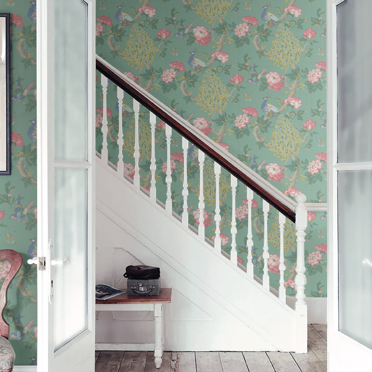 Pavona Wallpaper - Vivienne - Little Greene - 0245PAVIVIE - Premier Wallcovering