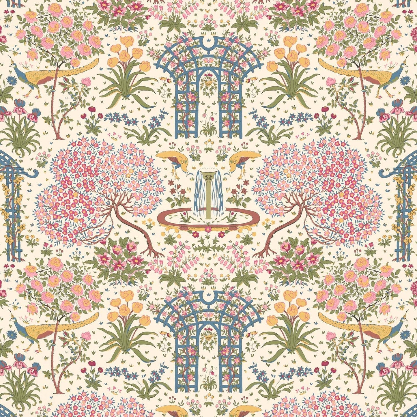 Pavone Wallpaper - Pastel - Warner House - Premier Wallcovering