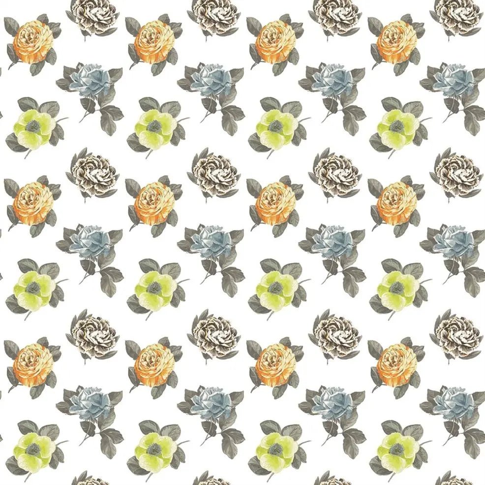 Pavonia Wallpaper - Saffron - P601/04 - Designers Guild - Premier Wallcovering
