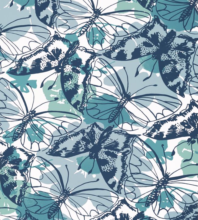Paxton Wallpaper - Blue - AT23175 - Anna French - Premier Wallcovering