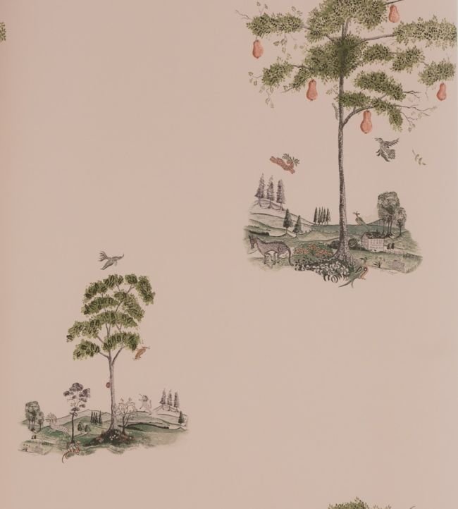 Pear Tree Wallpaper - Setting Plaster - Andrew Martin - KKPTSP - Premier Wallcovering