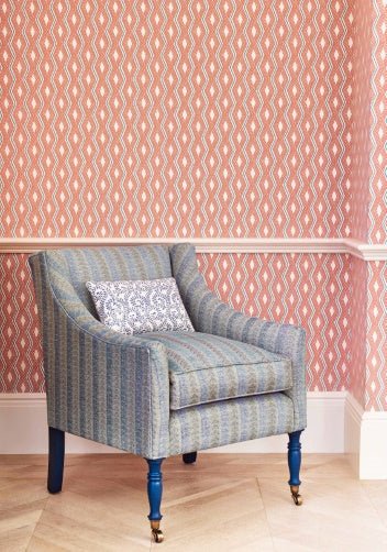 Pemba Wallpaper - Yellow/Grey - J177W - 01 - Jane Churchill - Premier Wallcovering