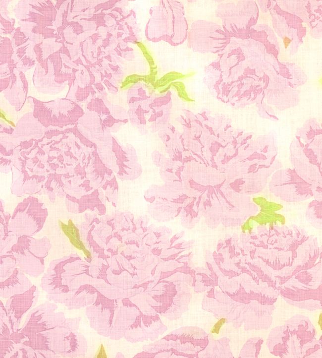 Peonies Fabric - Lilac - Christopher Farr Cloth - CF127 - 04 - Premier Wallcovering