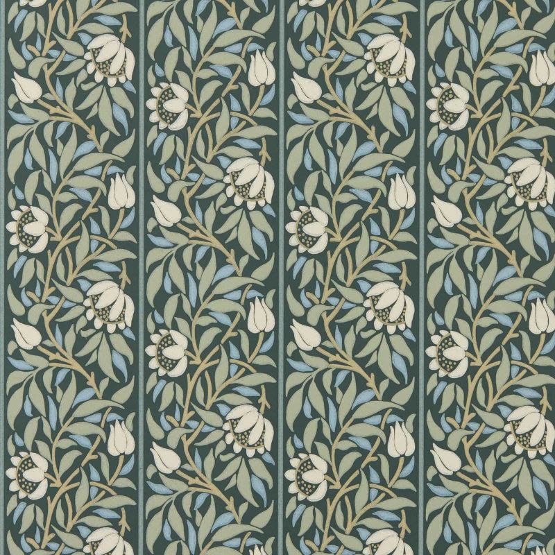 Peony Trellis Wallpaper - Sage - Morris & Co - 217570 - Premier Wallcovering