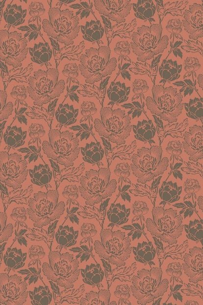 Peony Wallpaper - Salon Drab - 2324 - Farrow & Ball - Premier Wallcovering