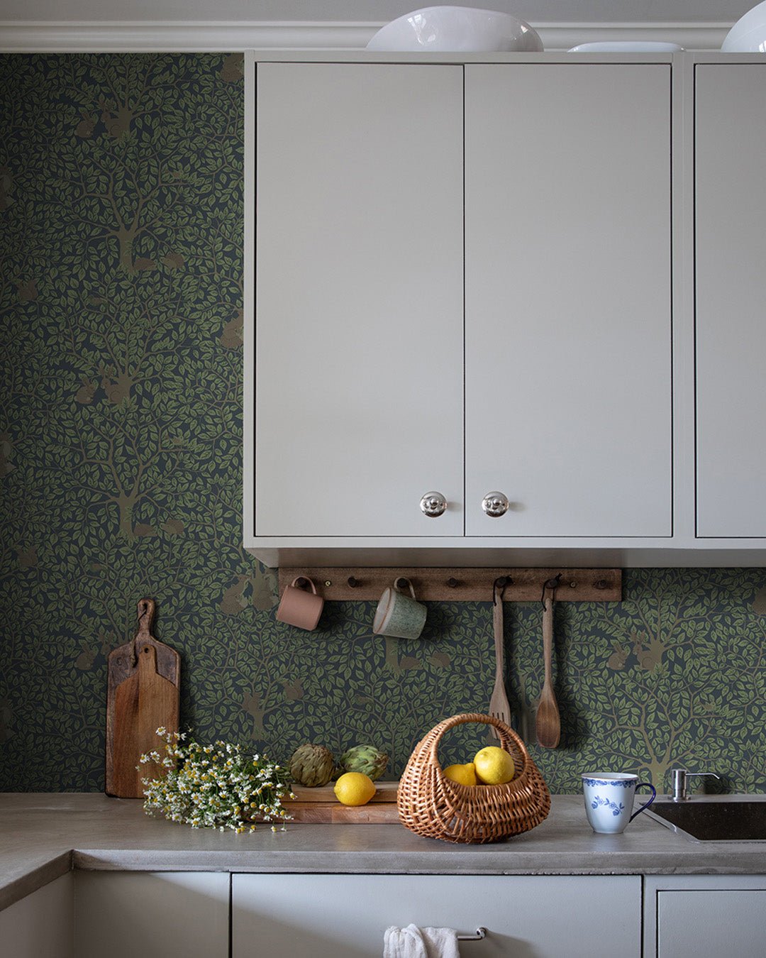 Per Wallpaper - Dark Blue - Midbec - 44115 - Premier Wallcovering