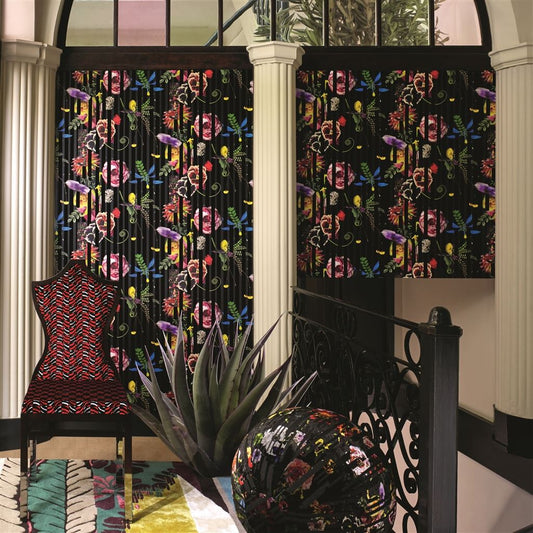 Pergola Shades Soft Fabric - Azur - Christian Lacroix - FCL7035/01 - Premier Wallcovering