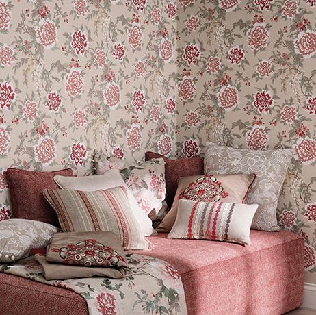 Persian Garden Wallpaper - Multi - Osborne & Little - W6492-05 - Premier Wallcovering