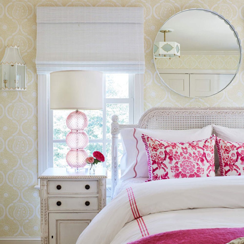 Persian Leaf Wallpaper - Yellow - Blithfield - 840-03 - Premier Wallcovering