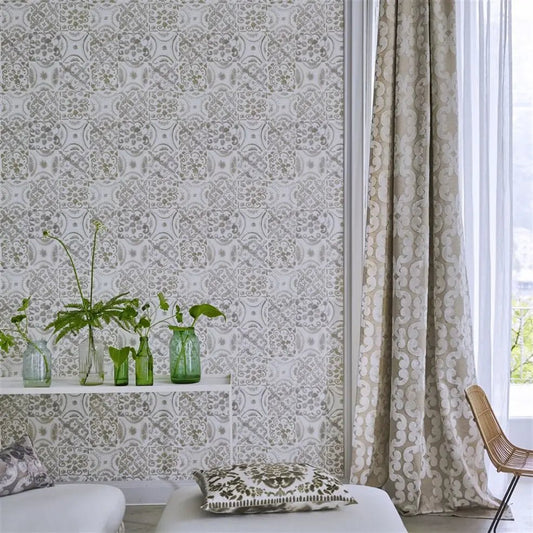 Pesaro Wallpaper - Graphite - PDG1021/02 - Designers Guild - Premier Wallcovering