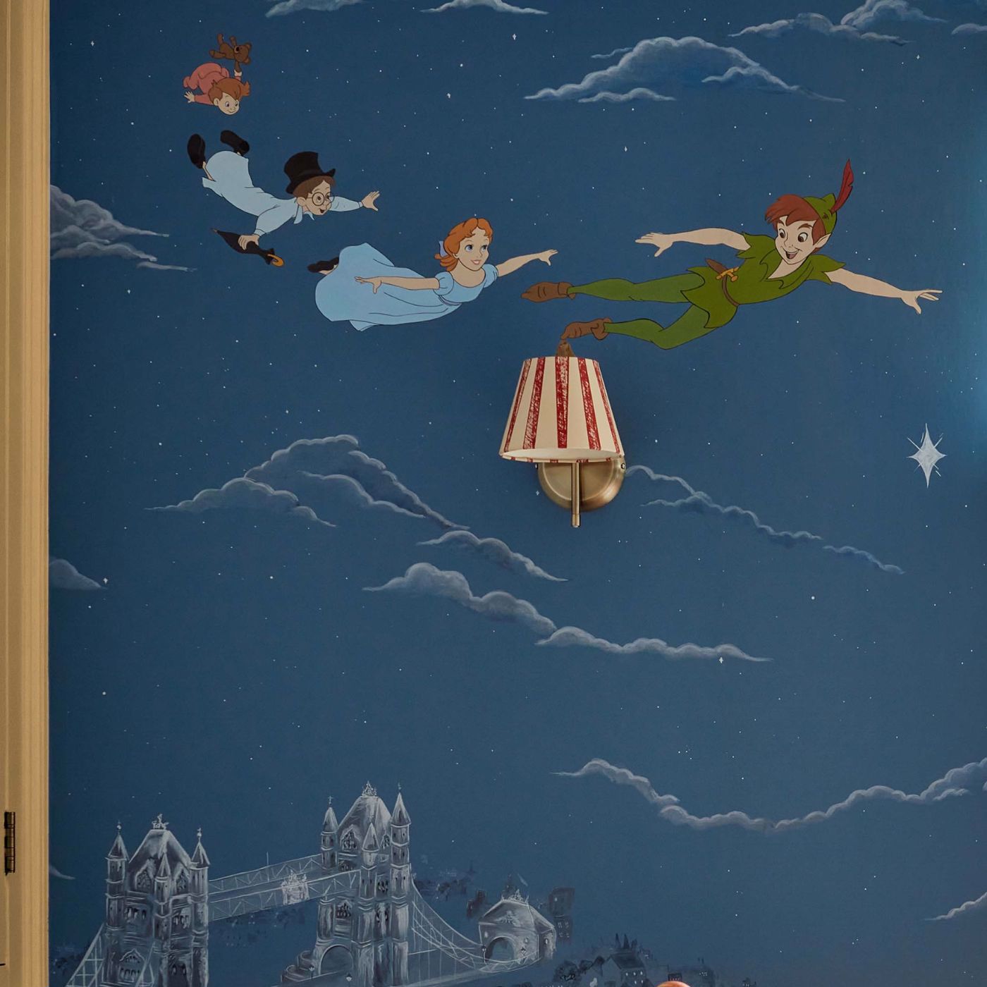 Peter Pan Wallpaper - Evening Blue - DDIW217293 - Sanderson - Premier Wallcovering