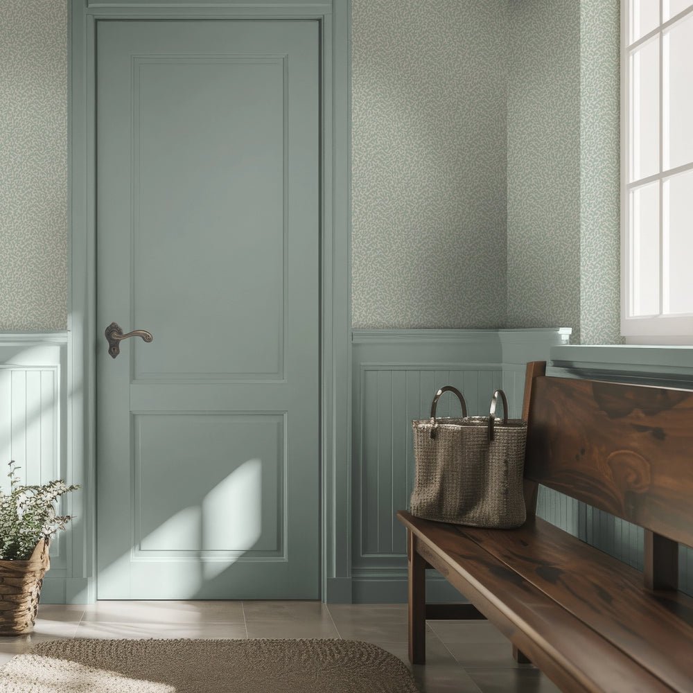 Petite Coral Cove Wallpaper - Duck Egg - Lucie Annabel - LAN100439 - Premier Wallcovering