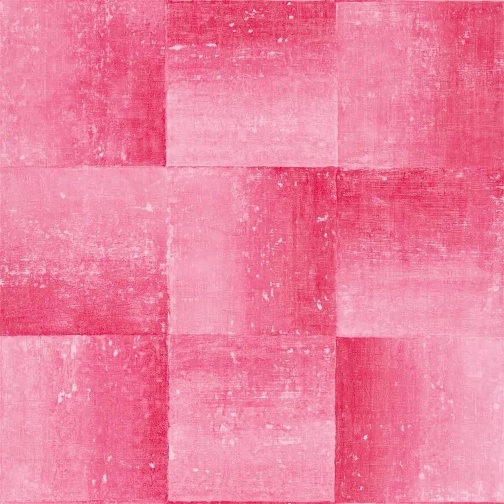 Piastrella Wallpaper - Magenta - P616/07 - Designers Guild - Premier Wallcovering