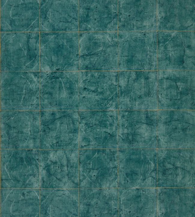Piastrella Wallpaper - Huntsman Green - ZFOW312950 - Zoffany - Premier Wallcovering