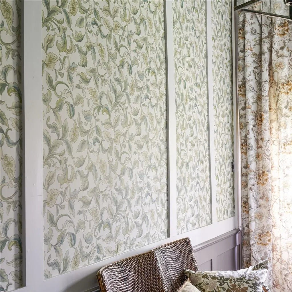 Piccadilly Park Wallpaper - Parchment - English Heritage - PEH0007/01 - Premier Wallcovering