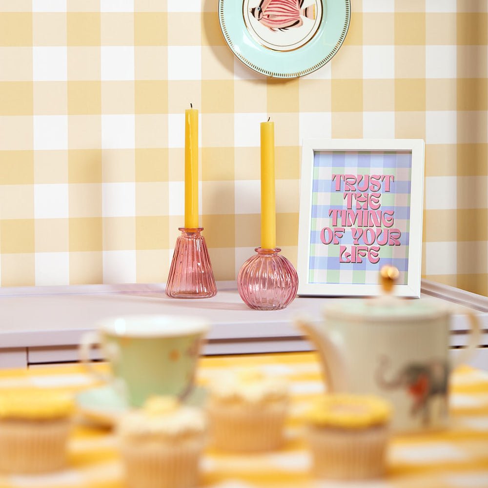 Picnic in the Park Wallpaper - Lemon Bonbon - Lust Home - LH900434 - Premier Wallcovering