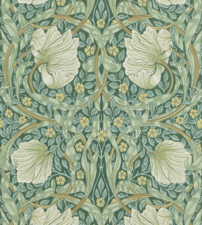 Pimpernel Wallpaper - Privet/Slate - 210389 - Morris & Co - Premier Wallcovering