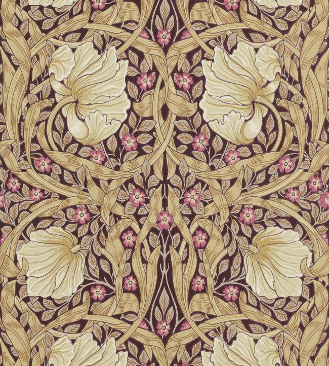 Pimpernel Wallpaper - Fig/Sisal - 210390 - Morris & Co - Premier Wallcovering