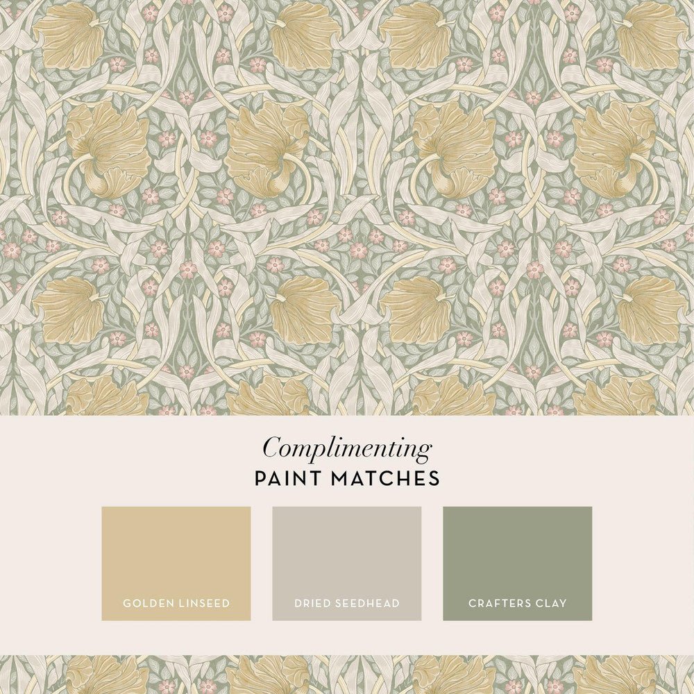 Pimpernel Wallpaper - Spring Breeze - 140506 - William Morris - Premier Wallcovering