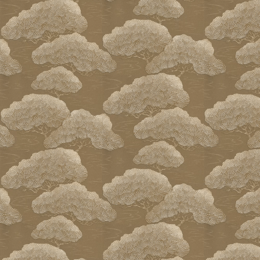 Pine Wallpaper - Gold - Little Greene - 275PIGOLDE - Premier Wallcovering