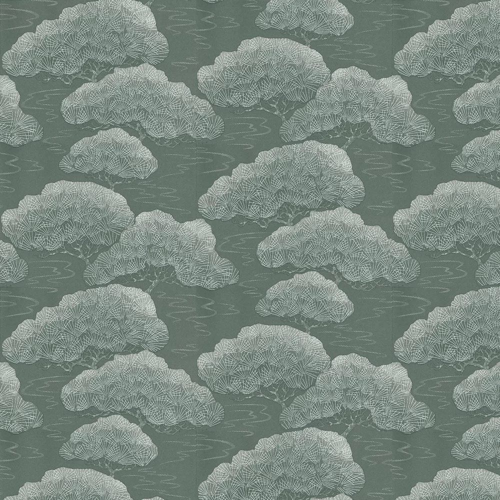 Pine Wallpaper - Silver Grey - Little Greene - 275PISILVE - Premier Wallcovering