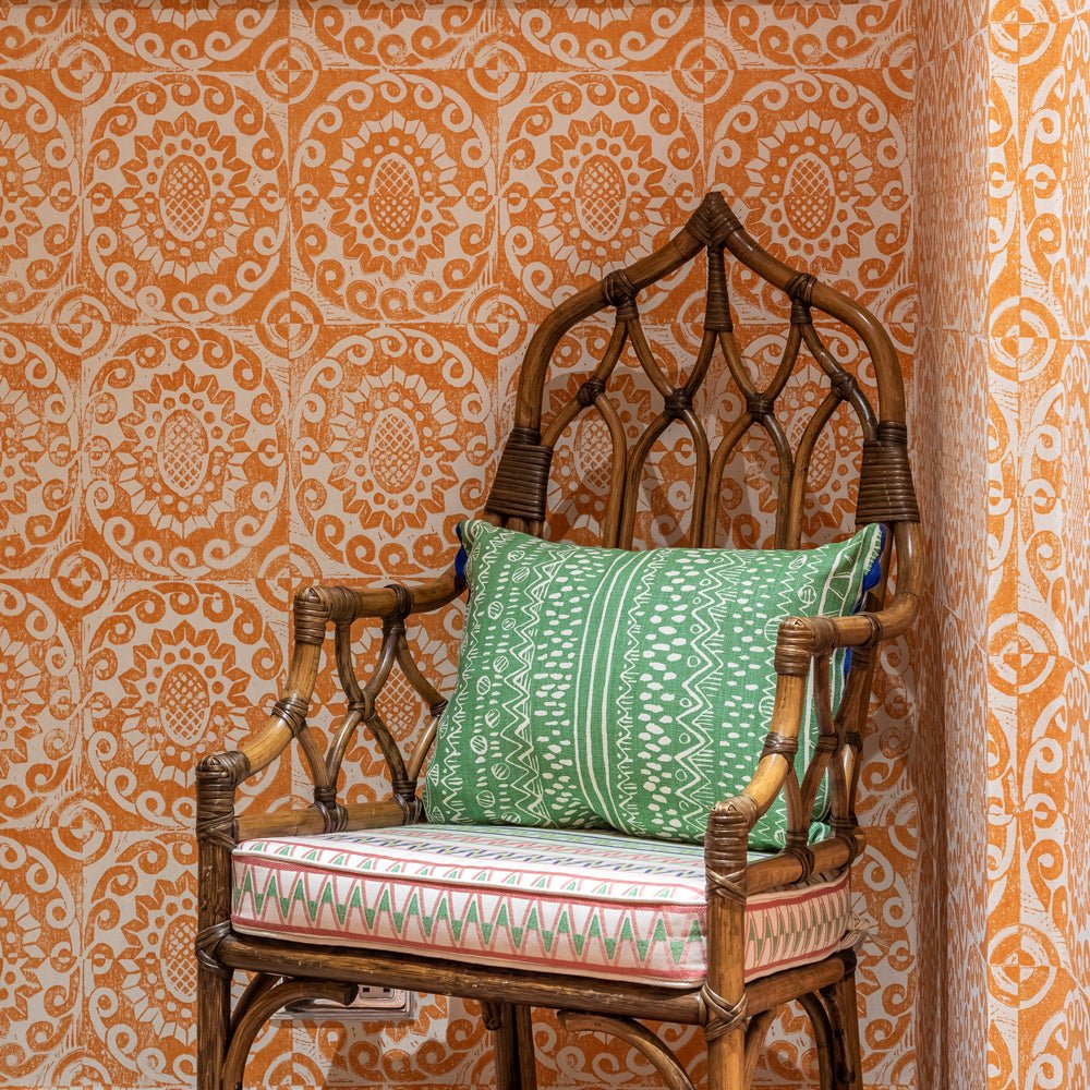 Pineapple Wallpaper - Pale Taupe - Blithfield - 300-01 - Premier Wallcovering