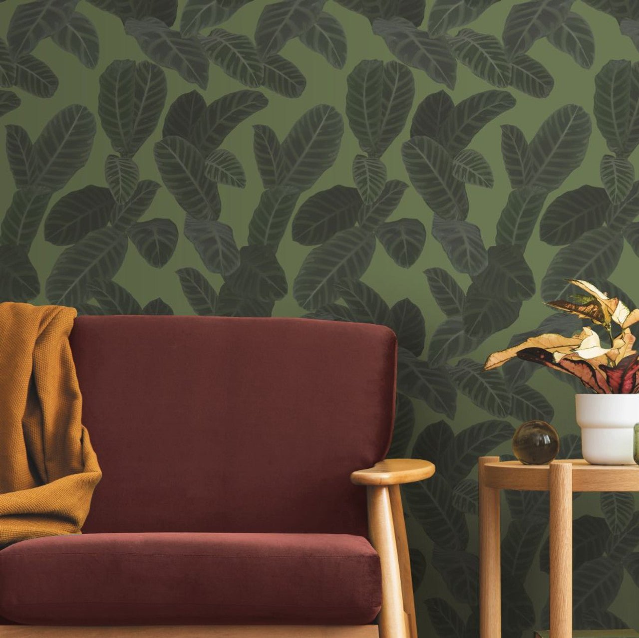 Piner Eden Wallpaper - Green - Ted Baker - 13127 - Premier Wallcovering