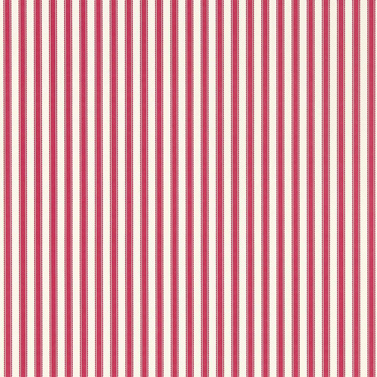 Pinetum Stripe Wallpaper - Mulberry - DABW217253 - Sanderson - Premier Wallcovering