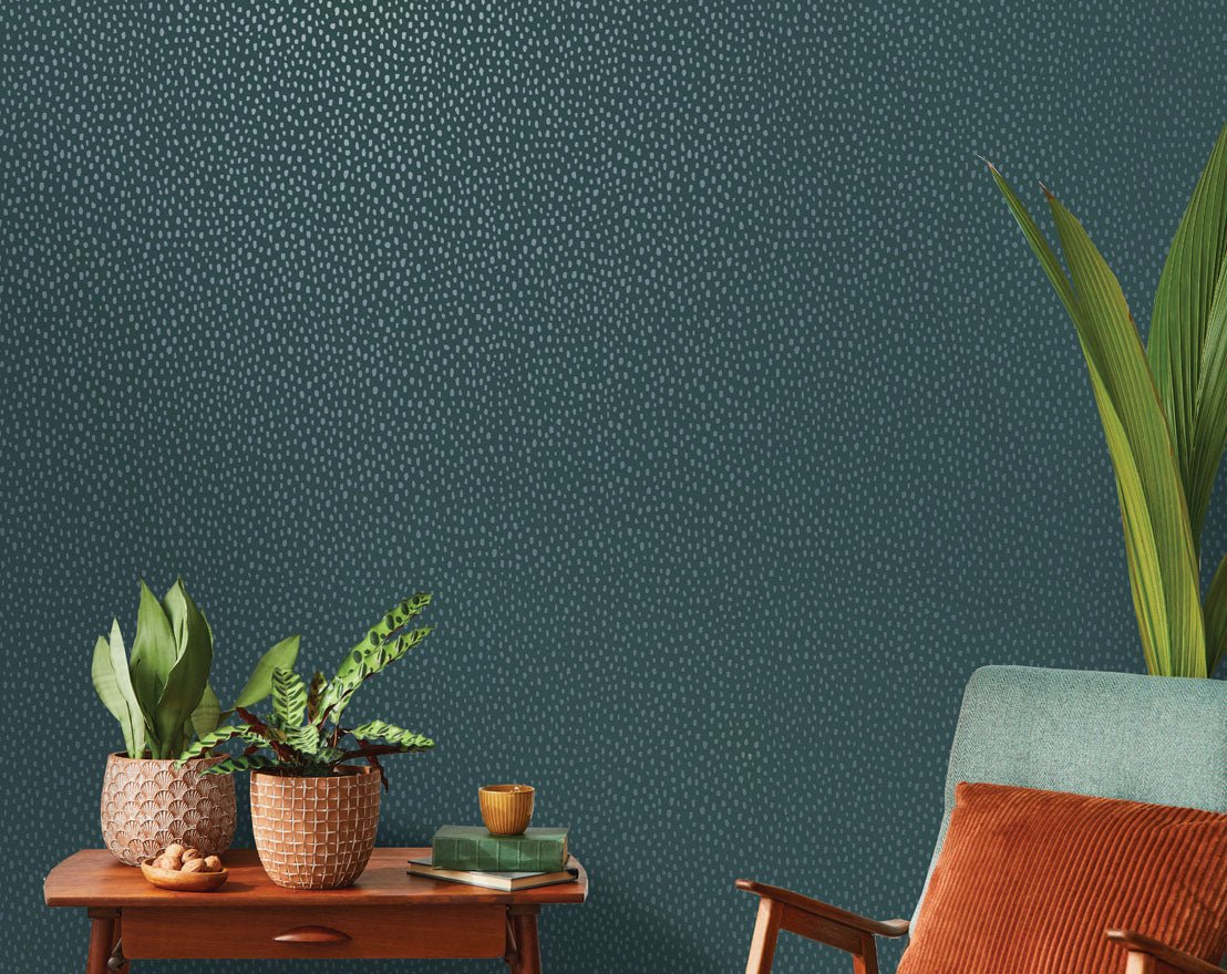 Pinto Wallpaper - Teal - Holden Décor - 36143 - Premier Wallcovering