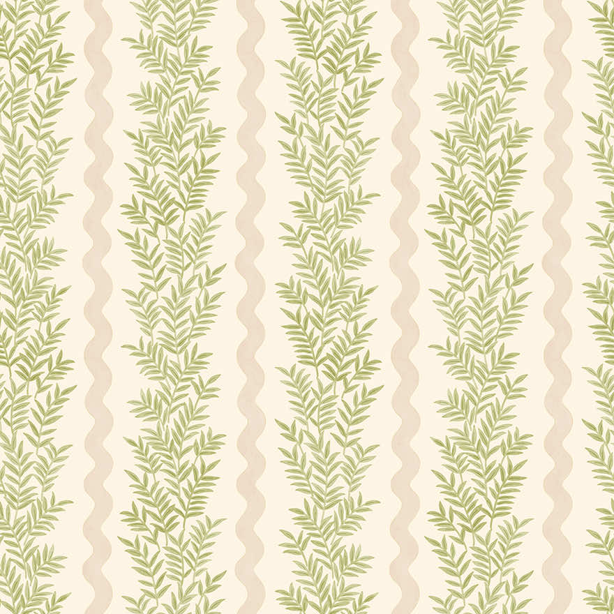 Pipkin Stripe Wallpaper - Cream / Blush - Holden Décor - 91980 - Premier Wallcovering