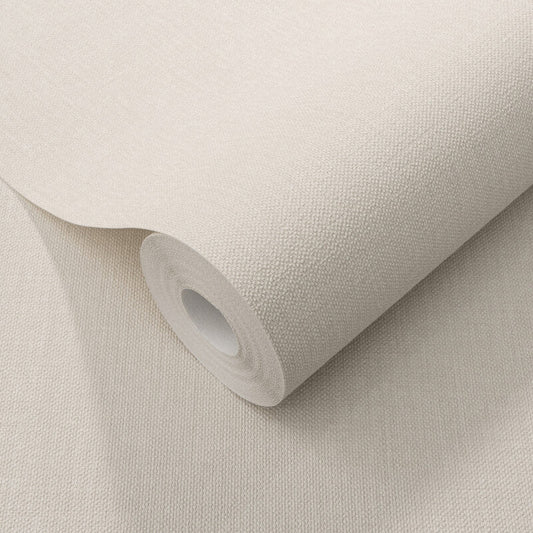 Plain Texture Wallpaper - Cream - Elle Decoration - 10444 - 14 - Premier Wallcovering