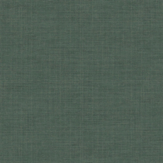 Plain Tissage Wallpaper - Vert Amazonie - Casadeco - 85847507 - Premier Wallcovering