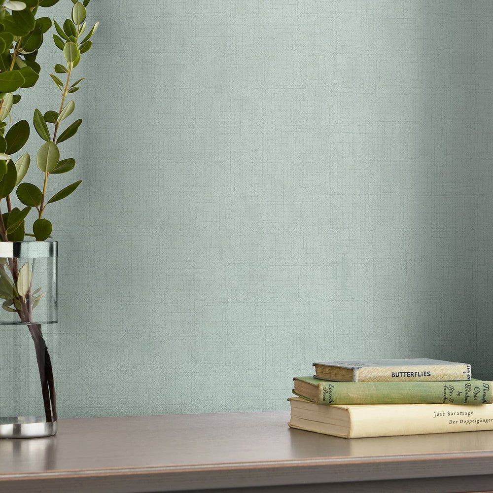Plain Wallpaper - Duck Egg - Laura Ashley - 121092 - Premier Wallcovering