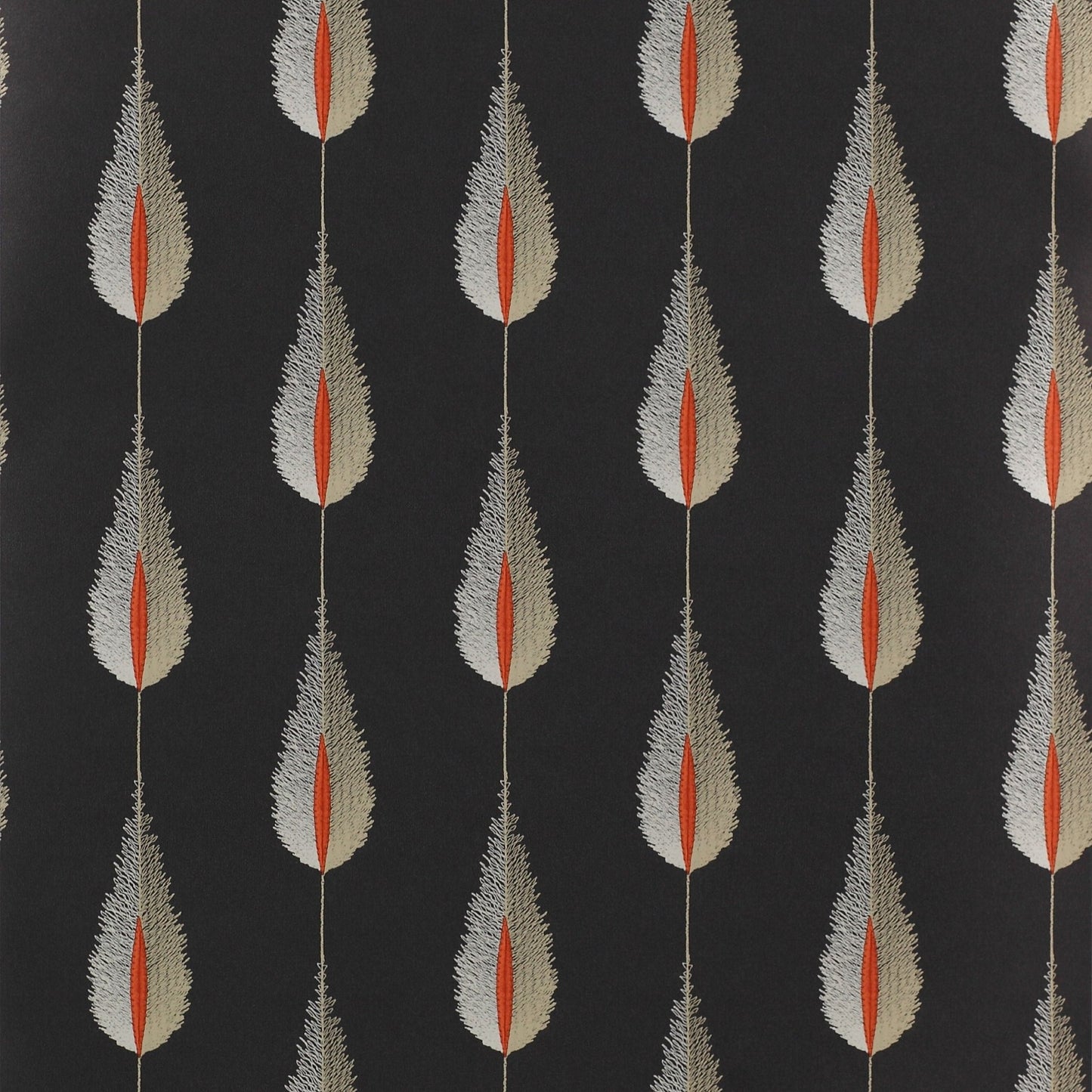 Plato Wallpaper - Black - J156W - 05 - Jane Churchill - Premier Wallcovering