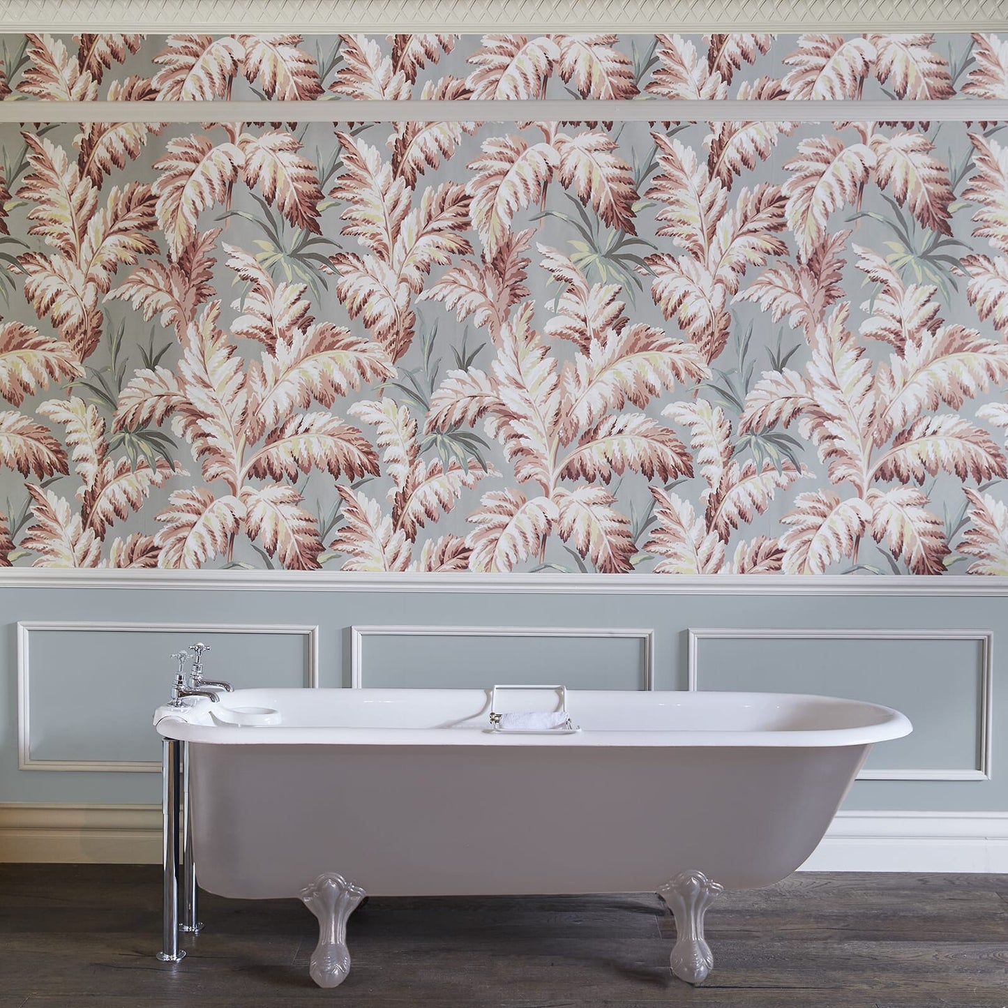 Pluma Wallpaper - Eau De Nil - House of Hackney - 1 - WA - PLU - DI - EAU - XXX - Premier Wallcovering