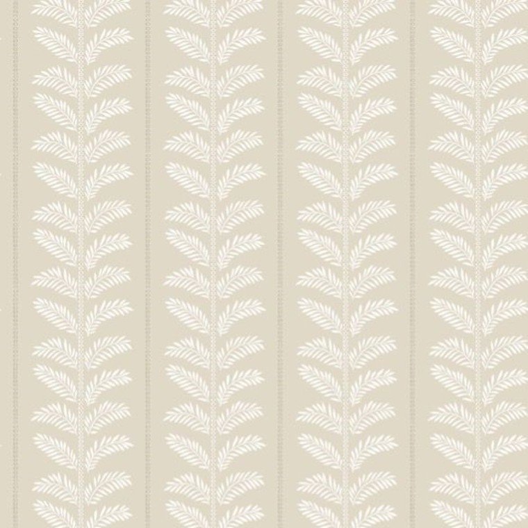 Plumier Wallpaper - Stone/ Ivory - Nina Campbell - NCW4496-06 - Premier Wallcovering