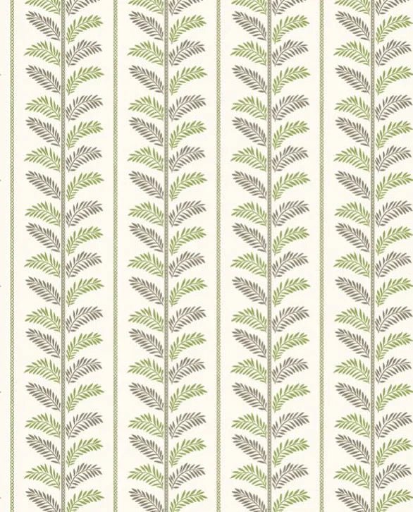 Plumier Wallpaper - Green/Brown - Nina Campbell - NCW4496 - 03 - Premier Wallcovering
