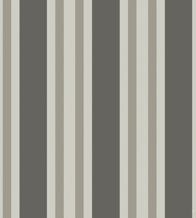 Polo Stripe Wallpaper - Soot & Parchment - 110/1001 - Cole & Son - Premier Wallcovering