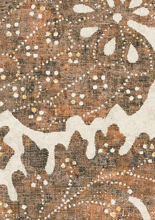 Pomegranate Wallpaper - Amber - Lewis & Wood - Premier Wallcovering