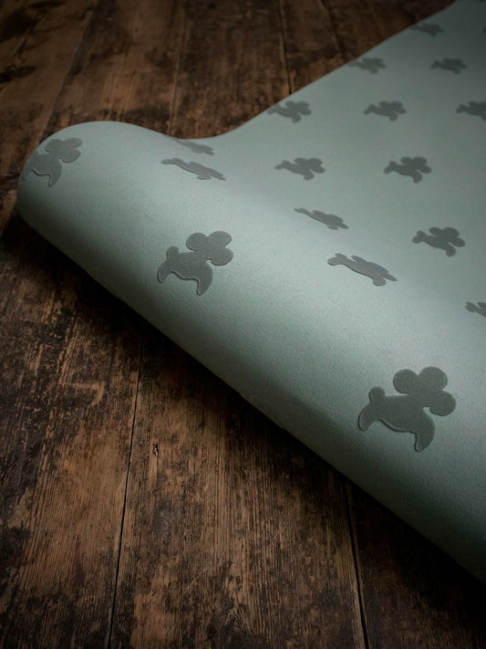 Poochi Wallpaper - Pistachiow-Chow - Divine Savages - DVS083-POOCHI-PIST-WR - Premier Wallcovering