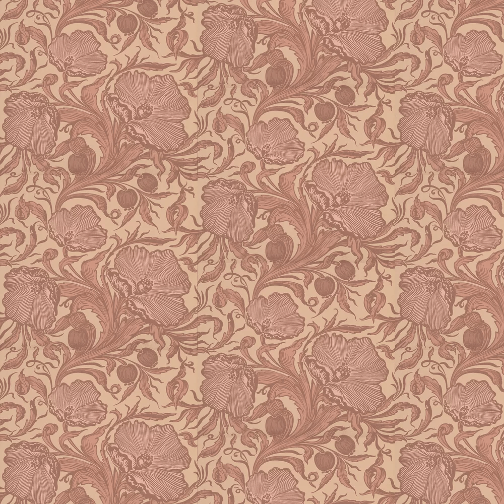 Poppy Trail Wallpaper - Masquerade - Little Greene - 0263PTMASQU - Premier Wallcovering