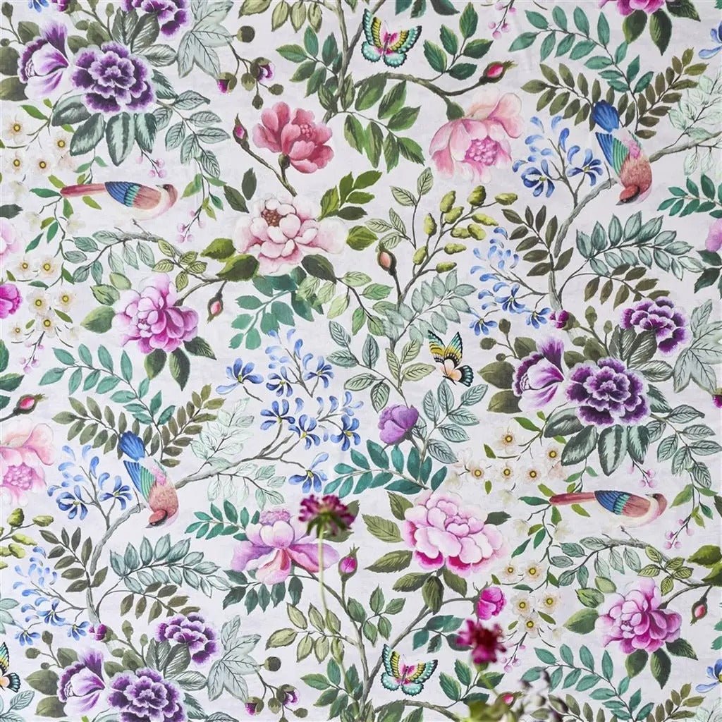 Porcelaine de Chine Wallpaper - Fuchsia - PDG1146/01 - Designers Guild - Premier Wallcovering