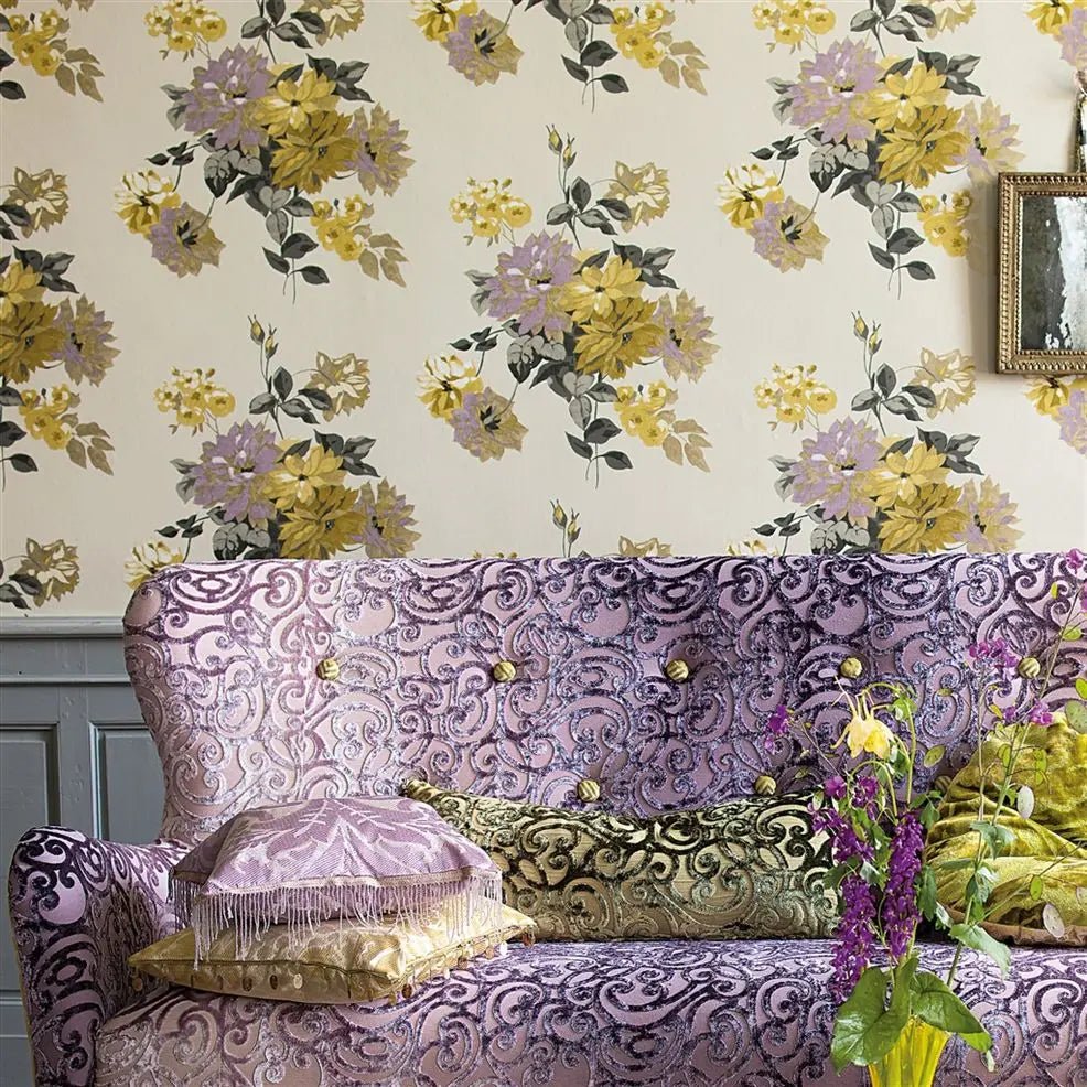 Portier Wallpaper - Ecru - P521/02 - Designers Guild - Premier Wallcovering